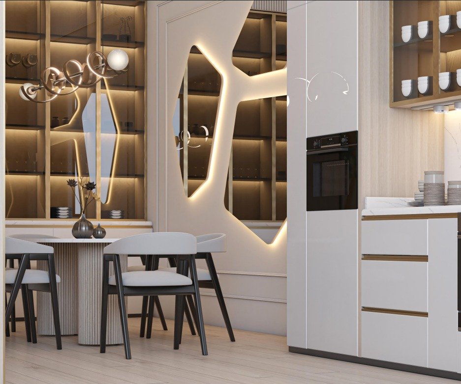 3D Kitchen Render